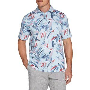Walter Hagen Clubhouse AirBrush Print Polo Golf Short Sleeve Men’s Shirt Size M